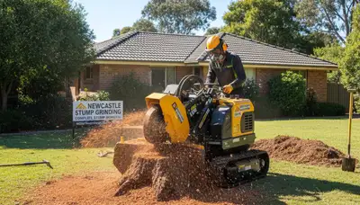 Professional stump grinding service for Newcastle homeowners near Oklahoma City, OK removing tree stumps
