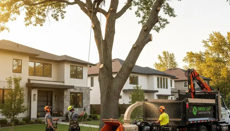 Professional tree removal service in Oklahoma City, OK ensuring safe and clean property cleanup