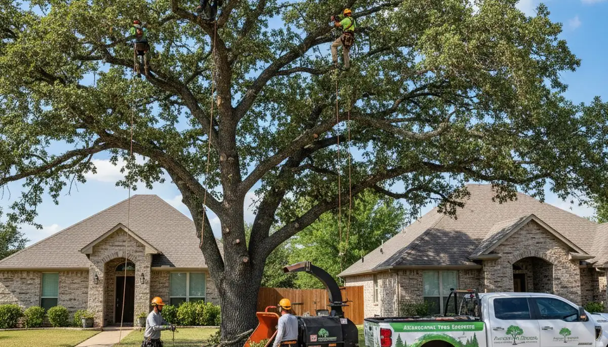 Professional tree removal service in Oklahoma City, OK by local certified arborists