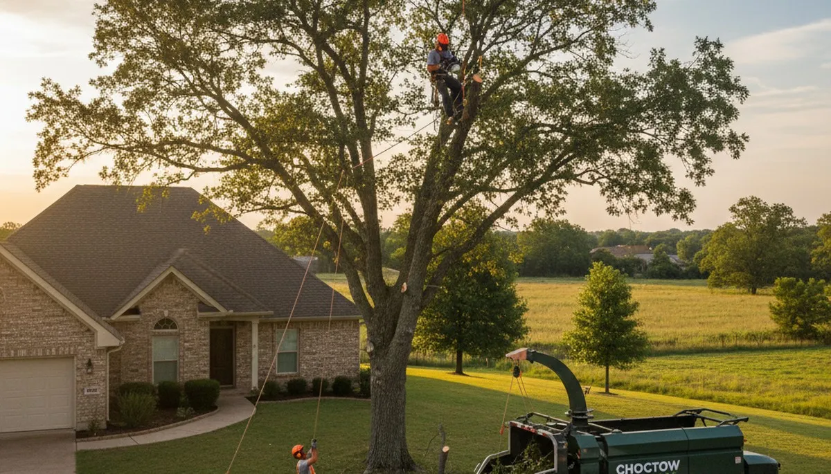 Professional tree removal service in Oklahoma City OK by expert arborists