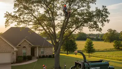 Professional tree removal service in Oklahoma City OK by expert arborists