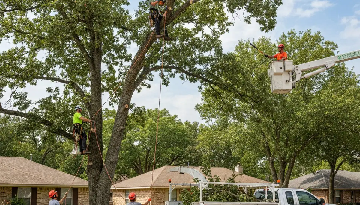 Professional tree removal service in Oklahoma City OK by certified arborists