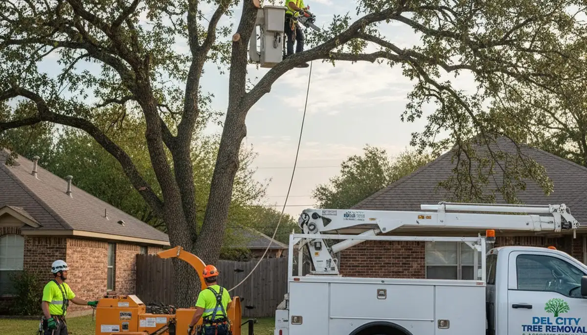 Professional tree removal service in Oklahoma City OK by certified arborists