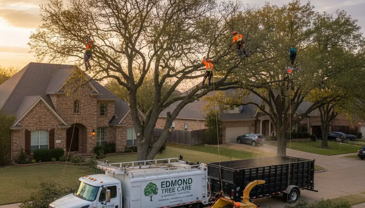 Professional tree removal service in Oklahoma City OK by local certified arborists