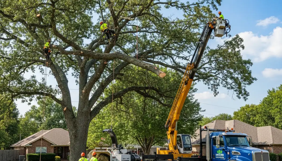 Professional tree removal service in Oklahoma City OK by local certified arborists