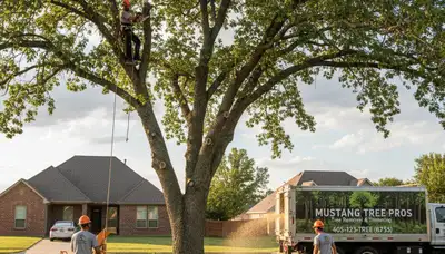 Professional tree removal service in Oklahoma City OK by expert arborists
