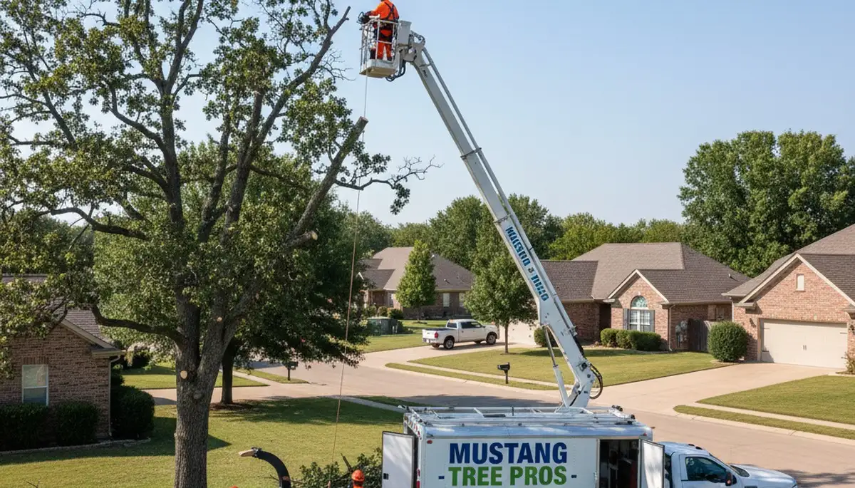 Professional tree removal service in Oklahoma City OK by certified arborists