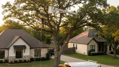 Professional tree removal service in Oklahoma City OK by certified arborists