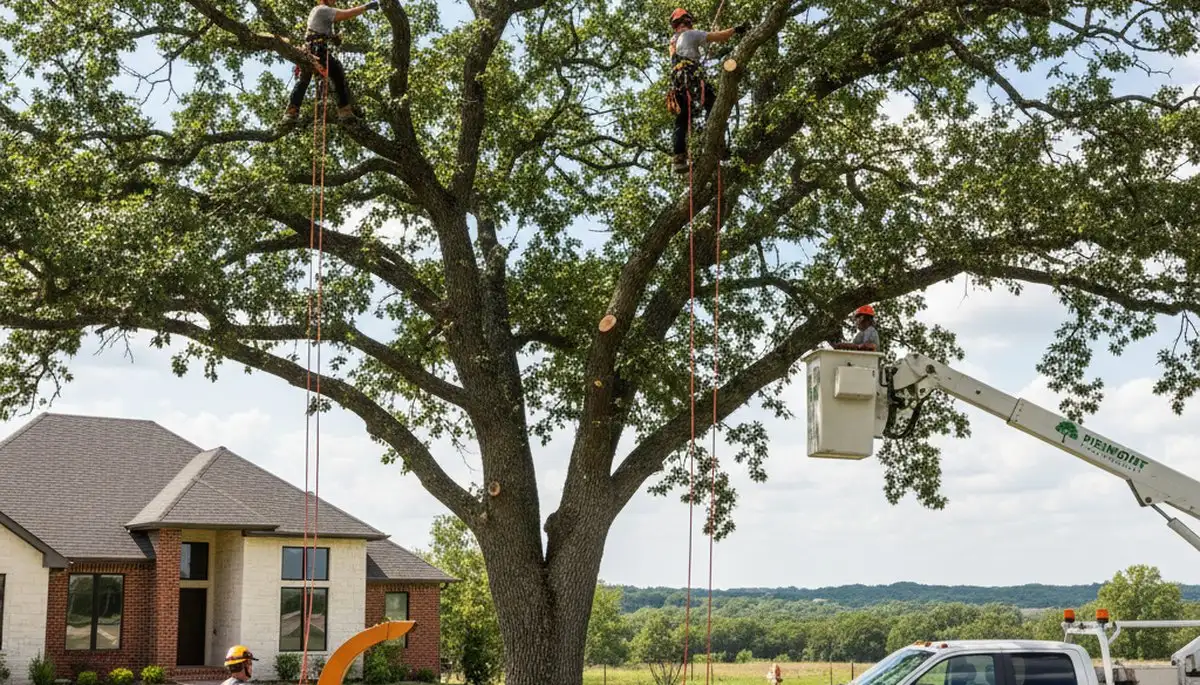 Professional tree removal service in Oklahoma City OK by certified arborists