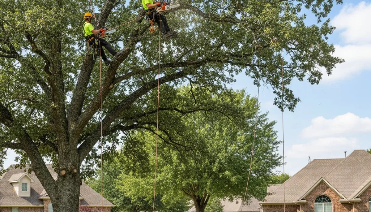 Professional tree removal service in Oklahoma City OK by certified arborists