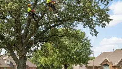Professional tree removal service in Oklahoma City OK by certified arborists