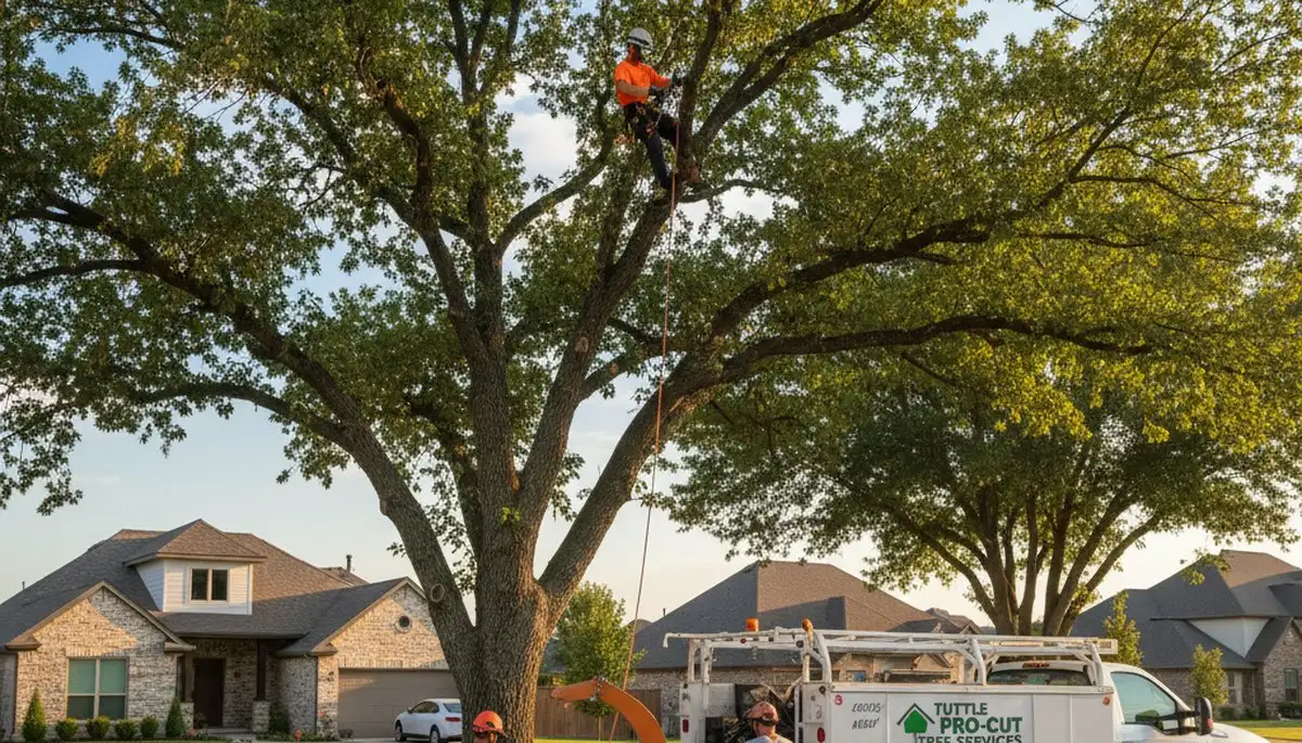 Professional tree removal service in Oklahoma City OK by certified arborists