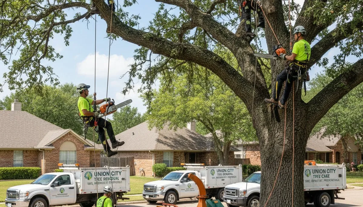 Professional tree removal service in Oklahoma City OK by certified arborists