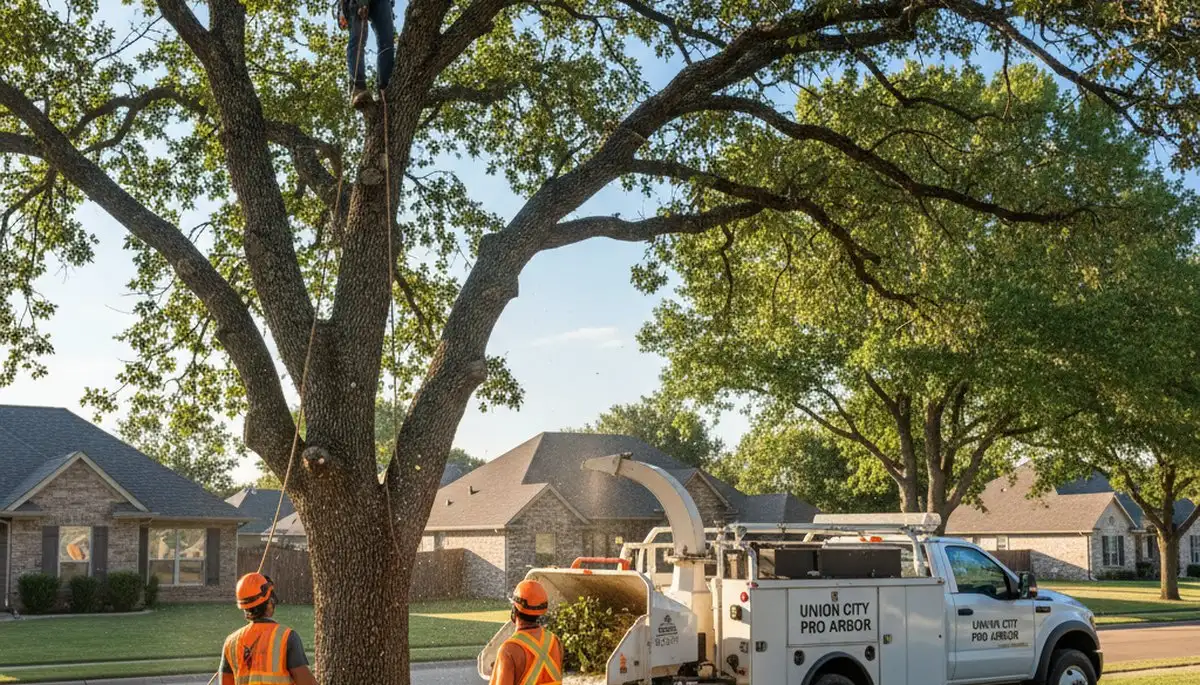 Professional tree removal service in Oklahoma City OK by certified local arborists
