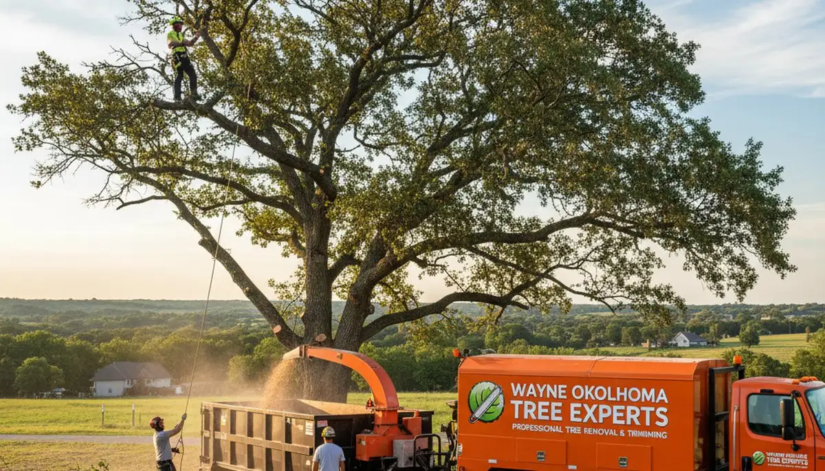 Professional tree removal service in Oklahoma City OK by expert arborists